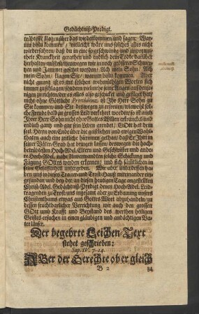 Der begehrte Leichen-Text stehet geschrieben: Sap, IV. 7-14.