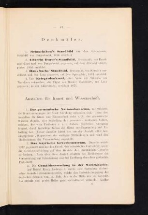 Denkmäler.