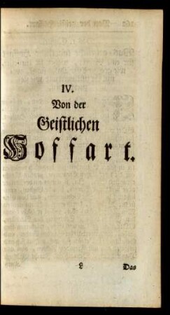 IV. Von der Geistlichen Hoffart