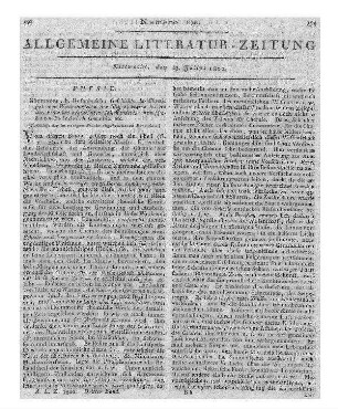 Gmelin, J. F.: Geschichte der Chemie seit dem Wiederaufleben der Wissenschaften bis an das Ende des achtzehnten Jahrhunderts etc. (Beschluß der im vorigen Stücke abgebrochenen Recension)