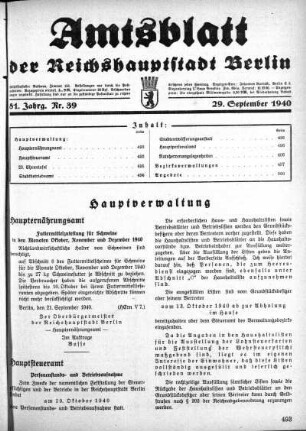 1940,39: Nr. 39, 29. September 1940