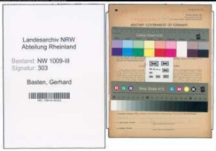 Entnazifizierung Gerhard Basten , geb. 06.07.1878 (Schreiner)