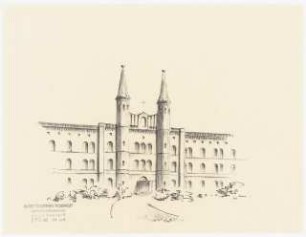 Evangelisches Diakonissenkrankenhaus Bethanien, Berlin-Kreuzberg Umbau. Hauptgebäude: Haupteingang