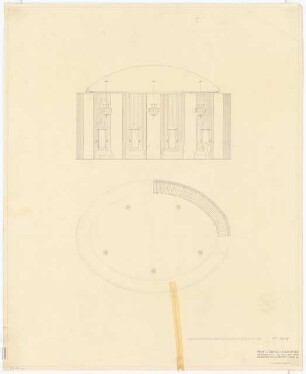 Stadttheater, Bremerhaven: Foyer: Grundriss, Ansicht 1:50