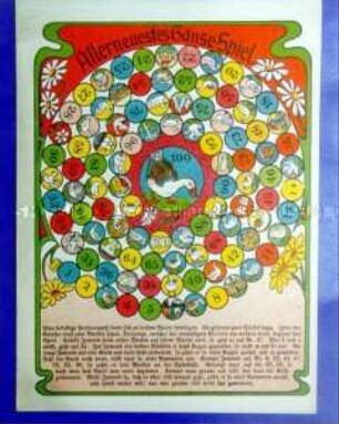 Spielbogen "Allerneuestes Gänse-Spiel"