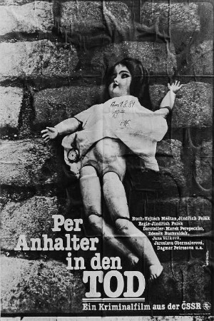Filmplakat "Per Anhalter in den Tod" (CSSR)