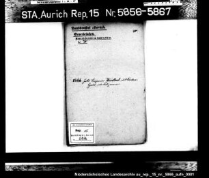 Hausierkonzessionen und -gesuche: Jacob Benjamin Weinthal aus Emden, Kurzwarenhandel