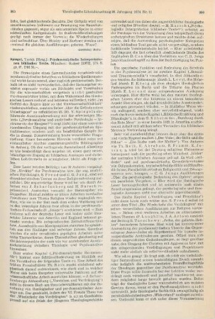 865-867 [Rezension] Psychoanalytische Interpretationen biblischer Texte