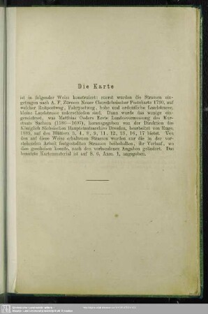 Konstruktion der Karte