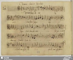 Clemens non Papa, Jacobus: Venit vox de caelo