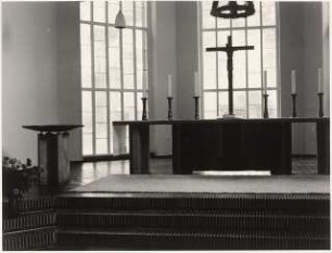 Johannesstift Berlin-Spandau Umbau Stiftskirche: Orgelempore nach dem Umbau