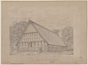 Südlengern (Kreis Herford): Hof Nr. 1. Haupthaus (Schaubild)