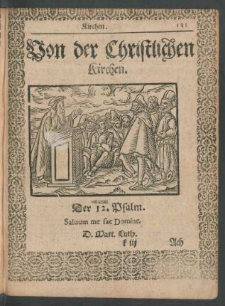 Von der Christlichen Kirchen.