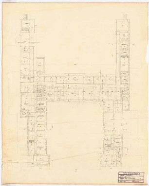 Dienstwohnung des Reichsaußenministers Joachim von Ribbentrop, Berlin-Mitte Umbau: Grundriss OG 1:100