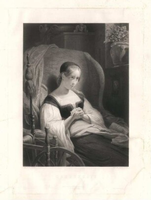 Marguerite. Gretchen am Spinnrad
