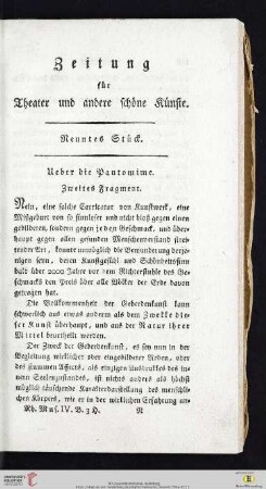Neuntes Stueck