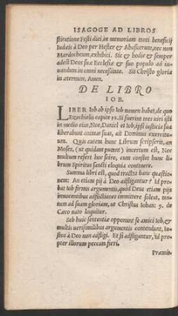 De Libro Iob.