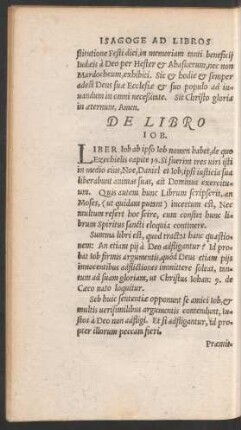 De Libro Iob.