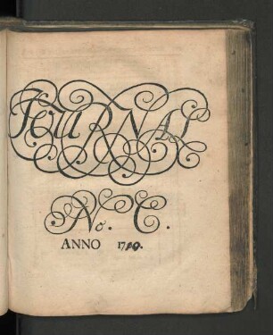 Journal No. C. ANNO 1709.