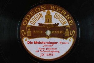 Die Meistersinger : "Preislied" / (Wagner)