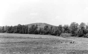 Kamenz-Gelenau. Blick auf den ehem. Standort der Mühle
