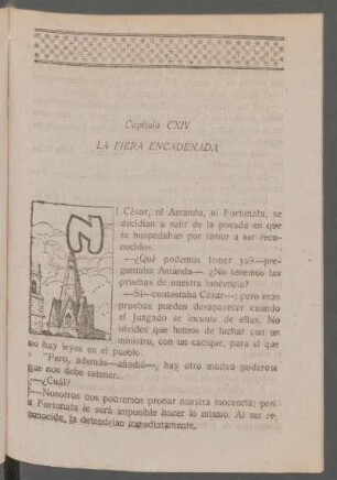 Capítulo CXIV - La fiera encadenada