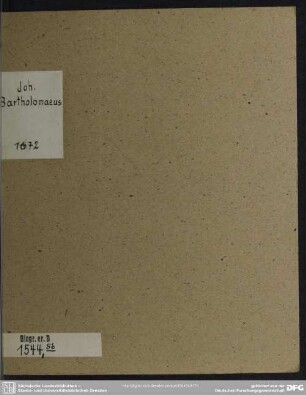 Rector Academiae Lipsiensis ad exequias foeminae ... Annae Barbarae, natae Scheibiae, viri ... Johannis Bartholomaei ... relictae viduae ... cives academicos omnes invitat : [Progr. ad exequias Annae Barb. natae Scheibiae, Joh. Bartholomaei viduae]