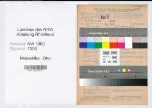 Entnazifizierung Otto Meiswinkel, geb. 29.05.1916 (Verw.Beamter)