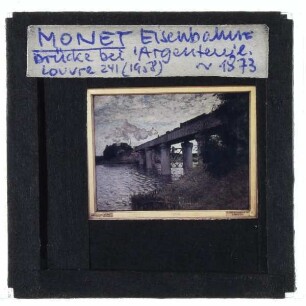 Monet, Die Eisenbahnbrücke bei Argenteuil