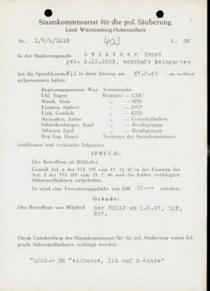 Leistner, Ernst