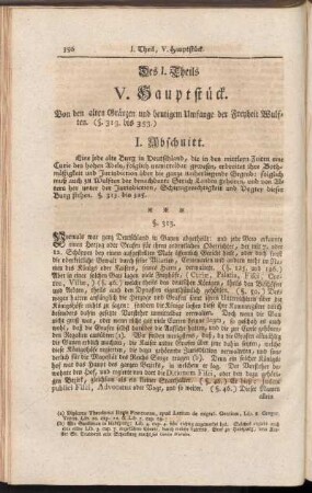 V. Hauptstück. Von den alten Gränzen und heutigem Umfange der Freyheit Wulften