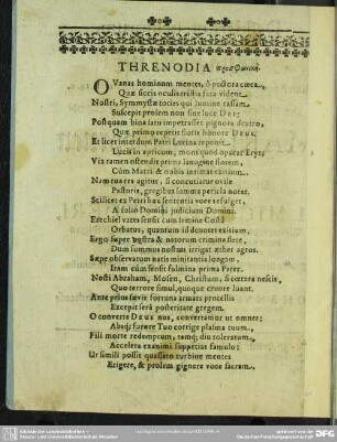 Threnodia