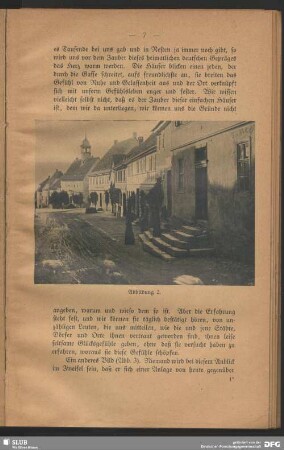 Straße in einer Kleinstadt
