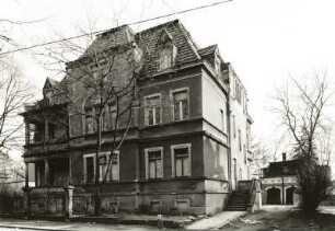 Dresden-Neustadt, Arndtstraße 12. Villa (um 1900). Straßenansicht