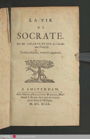 La vie de Socrate