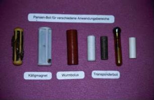Pansen-Boli für verschiedene Anwendungsbereiche