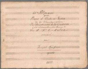 "Potpourris - fl (vl), pf; op. 313; HenK 313". - BSB Mus.Schott.Ha 6719-2
