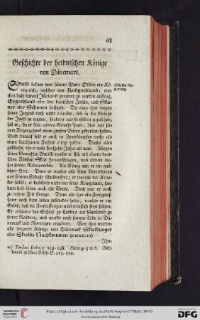 Geschichte der heidnischen Könige von Dänemark