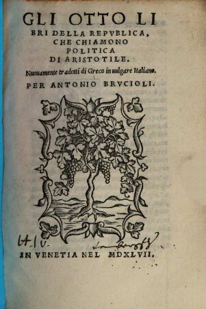 Gli otto libri della Republica