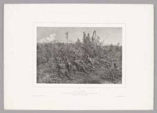 Garde de tranchée, Blatt 14 der Folge "Expédition et siège de Rome"