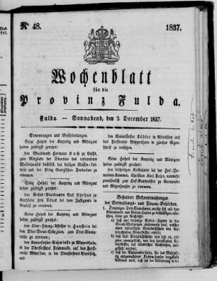 Nr. 48, Ausgabe vom 2. Dezember 1837