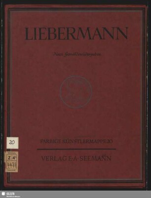 Max Liebermann : neun Gemäldewiedergaben