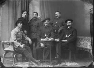 Sechs französische Kriegsfangene