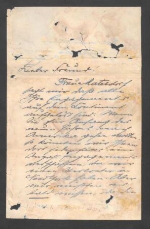 Brief an Ferruccio Busoni