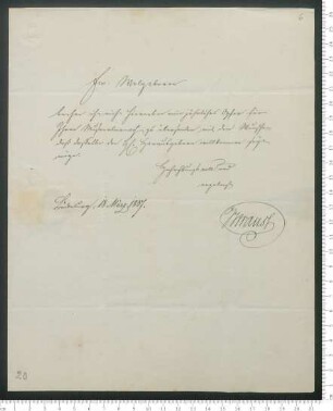 Brief von Victor von Strauß und Torney an Adelbert von Chamisso an Weidmannische Buchhandlung 