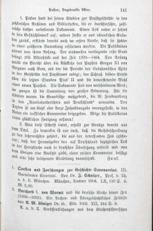 141-143 [Rezension] Schnitzer, Joseph, Bartolomeo Cerretani