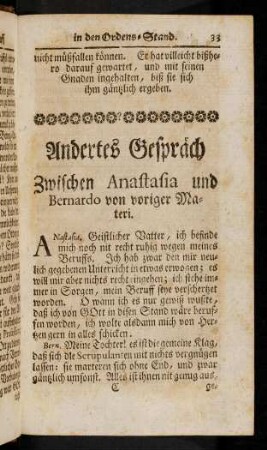 33-47, Andertes Gespräch.