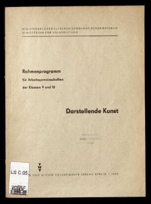 Darstellende Kunst
