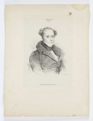 Chateaubriand, aus: "L’Artiste", Paris 1831