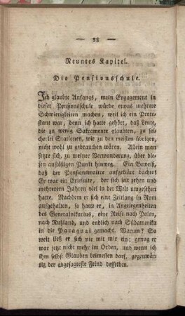 Neuntes Kapitel. Die Pensionsschule – Zehntes Kapitel. Ich sehe mich wieder nach Brod um